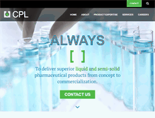 Tablet Screenshot of cplltd.com